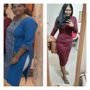 Meghna - PCOS Transformation - Before and After